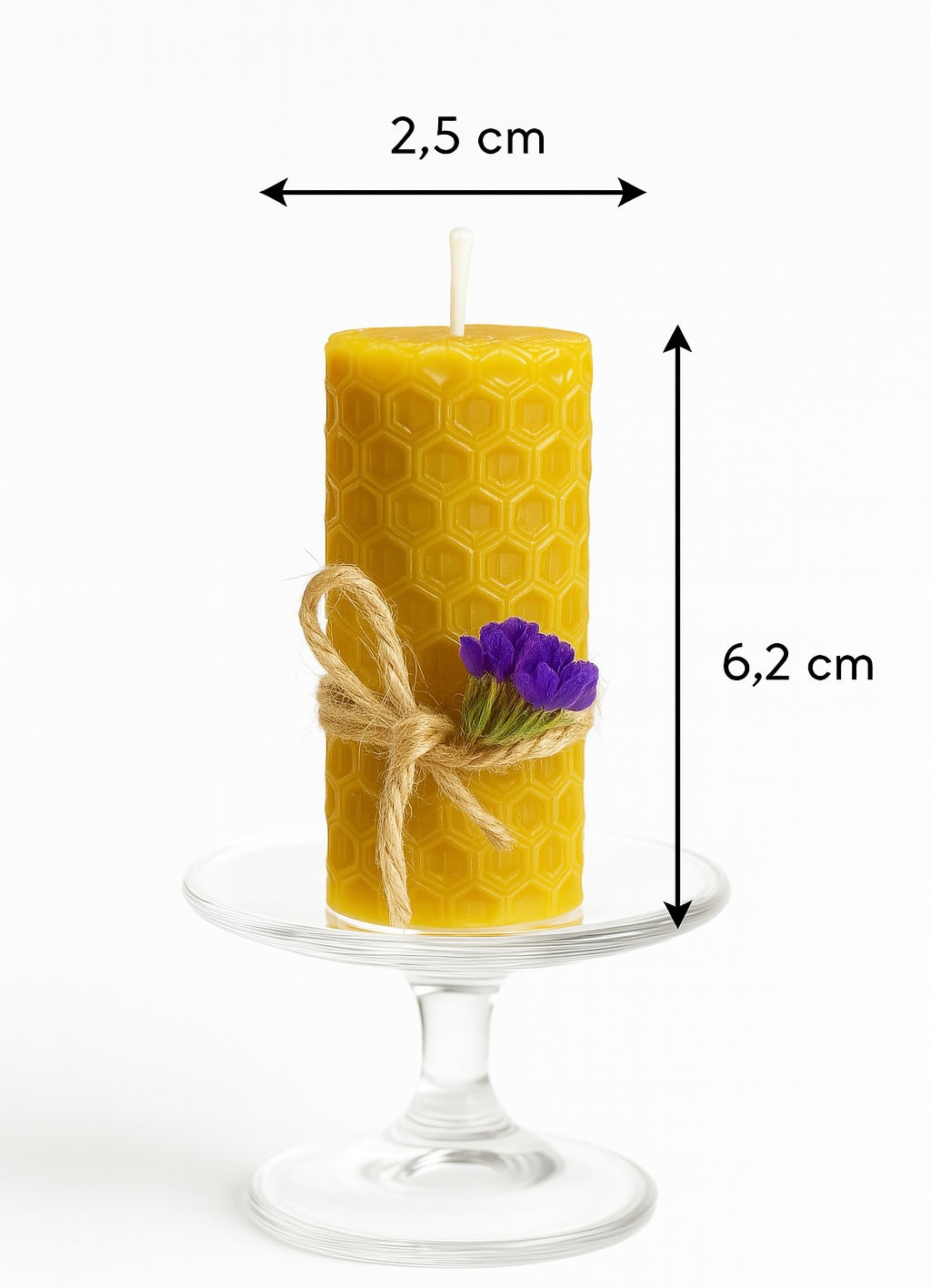 Beeswax Mini Candle – Pure Nature in a Glow